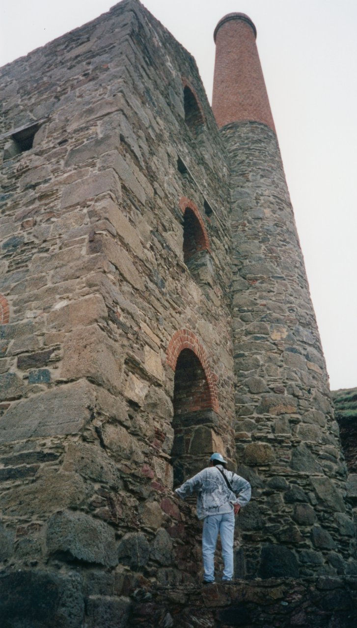 AandM at Wheal Coates tin mine 2000 3